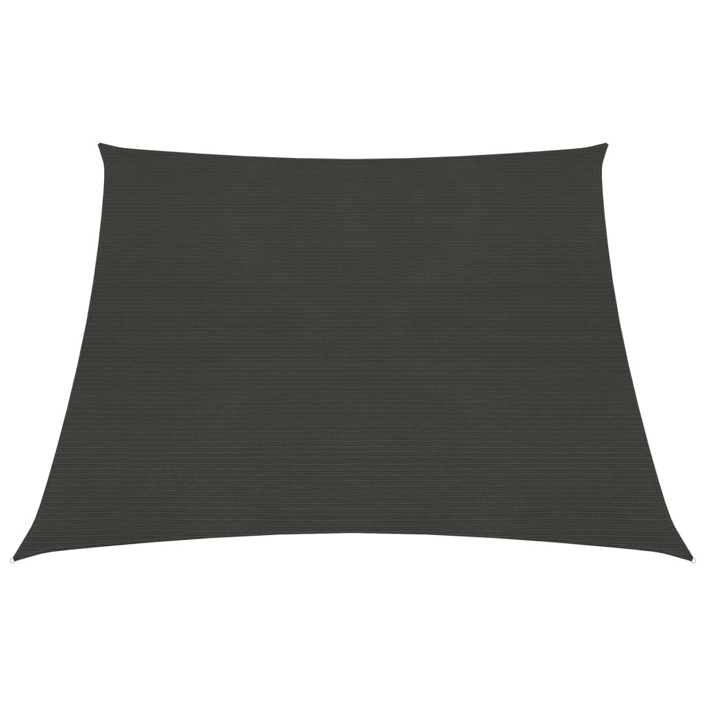 311105  Sunshade Sail 160 g/m² Anthracite 4/5x3 m HDPE