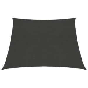 311105  Sunshade Sail 160 g/m² Anthracite 4/5x3 m HDPE