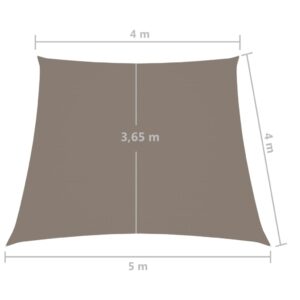 Πανί Σκίασης Τραπέζιο Taupe 4/5 x 4 μ. από Ύφασμα Oxford