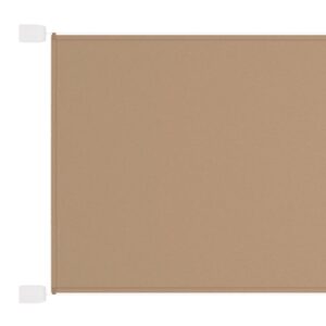 Τέντα Κάθετη Taupe 60 x 270 εκ. από Ύφασμα Oxford