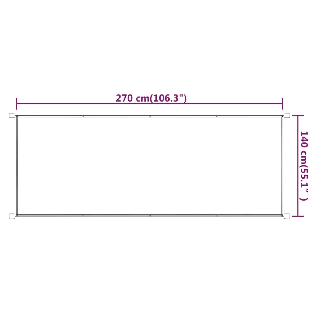 Τέντα Κάθετη Μπλε 140 x 270 εκ. από Ύφασμα Oxford