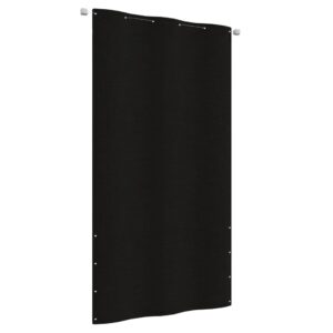 Διαχωριστικό Βεράντας Μαύρο 120 x 240 εκ. Ύφασμα Oxford