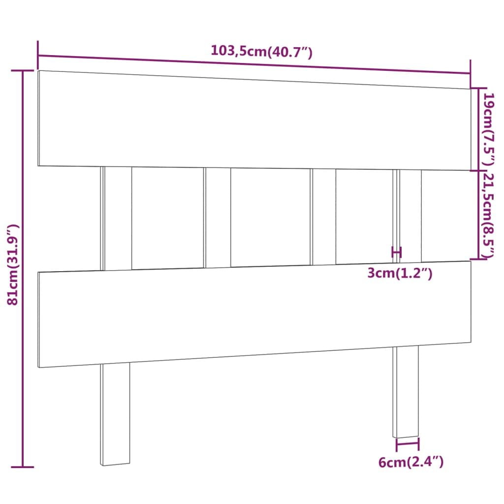 5x3x81 εκ. Μασίφ Ξύλο Πεύκου