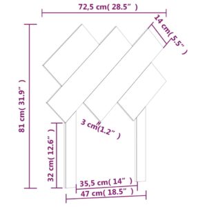 5x3x81 εκ. από Μασίφ Ξύλο Πεύκου