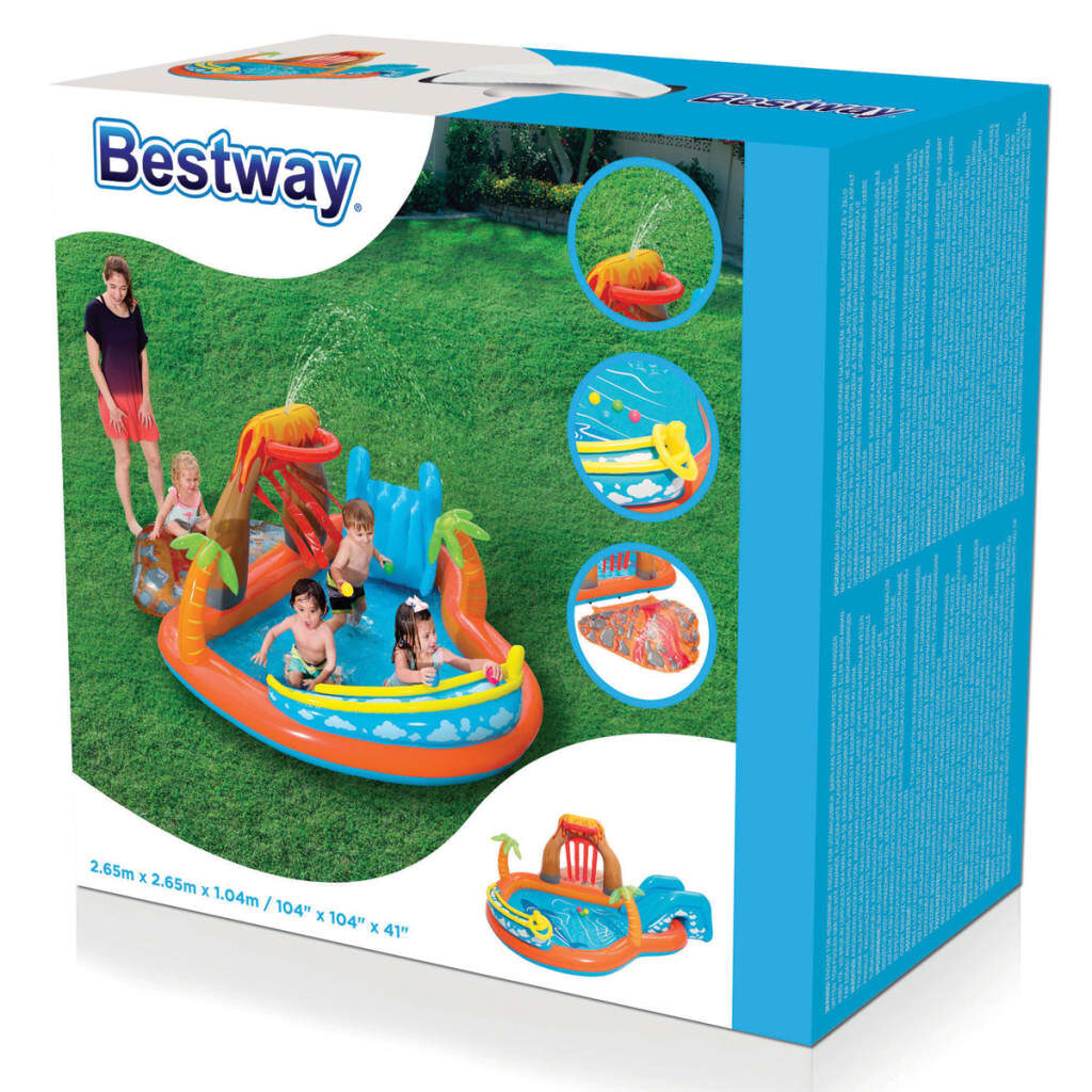 Bestway Πισίνα Φουσκωτή Lava Lagoon Play Centre 53069