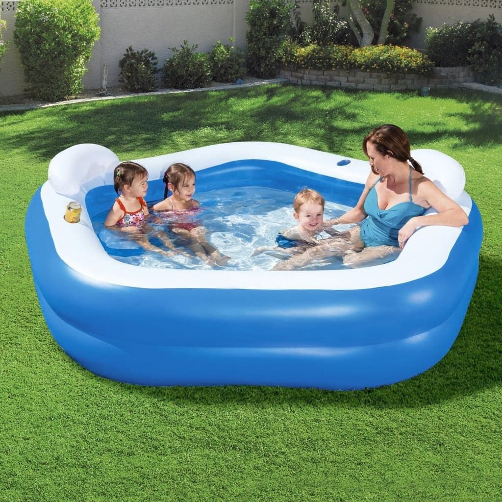 Bestway Πισίνα Family Fun Lounge  213 x 206 x 69 εκ.