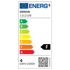 Ubbink Λεπίδα Καταρράκτη Nevada 60 εκ. με Φωτισμό LED Ανοξείδ. Ατσάλι