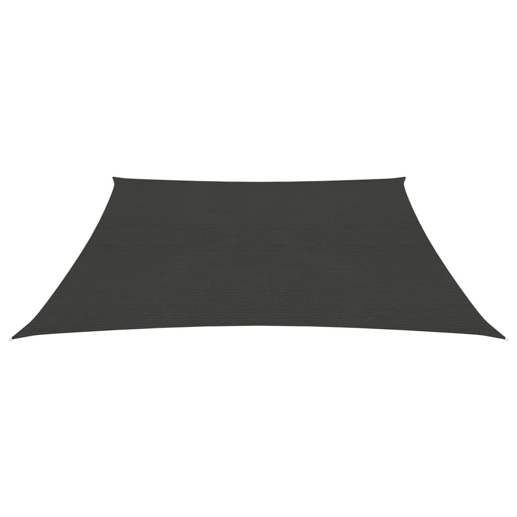 311104  Sunshade Sail 160 g/m² Anthracite 3/4x3 m HDPE