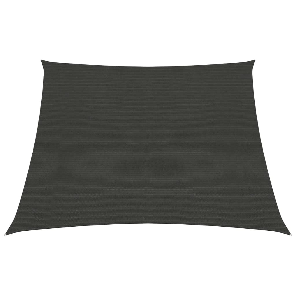 311104  Sunshade Sail 160 g/m² Anthracite 3/4x3 m HDPE