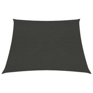 311104  Sunshade Sail 160 g/m² Anthracite 3/4x3 m HDPE