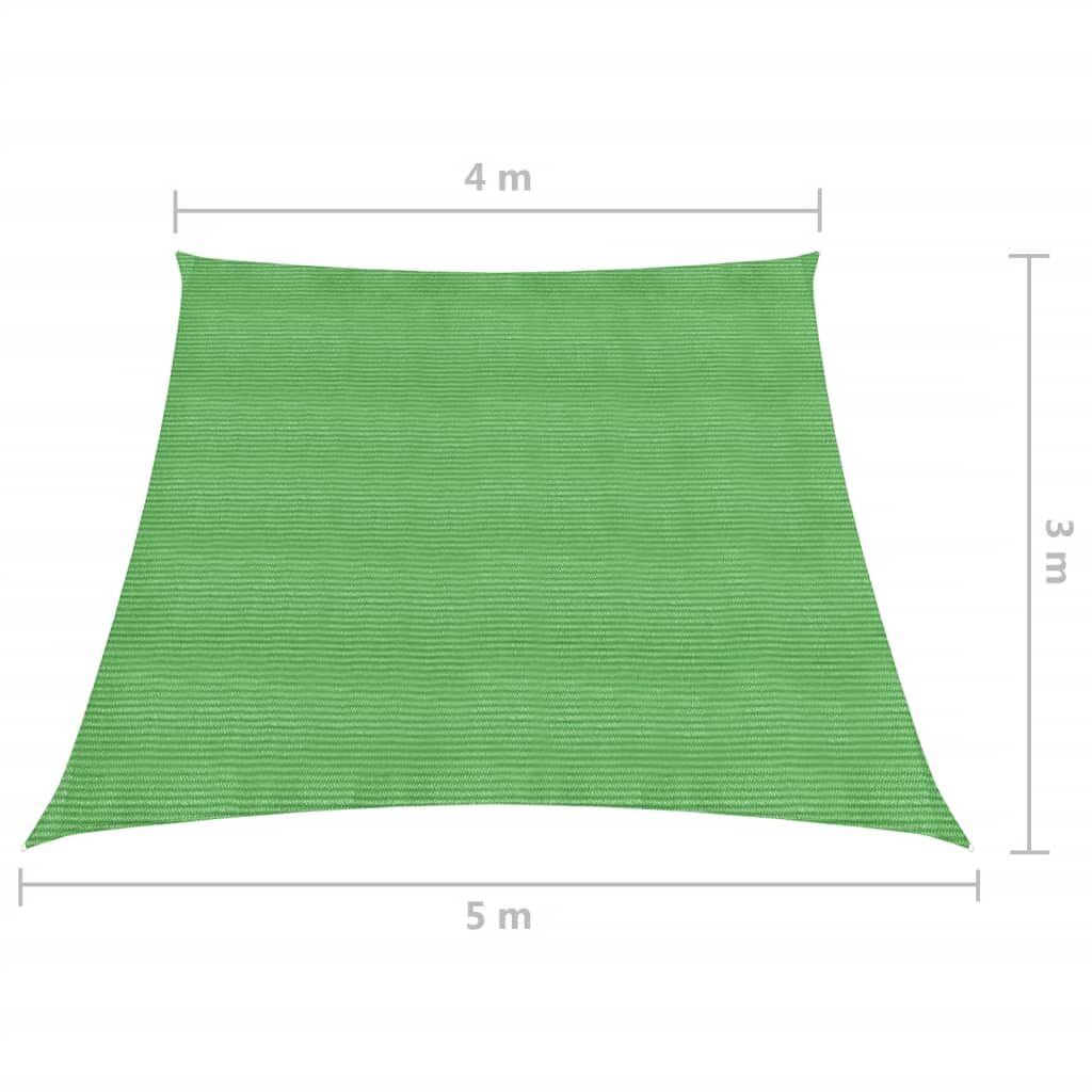 Πανί Σκίασης Ανοιχτό Πράσινο 4/5 x 3 μ. από HDPE 160 γρ./μ²