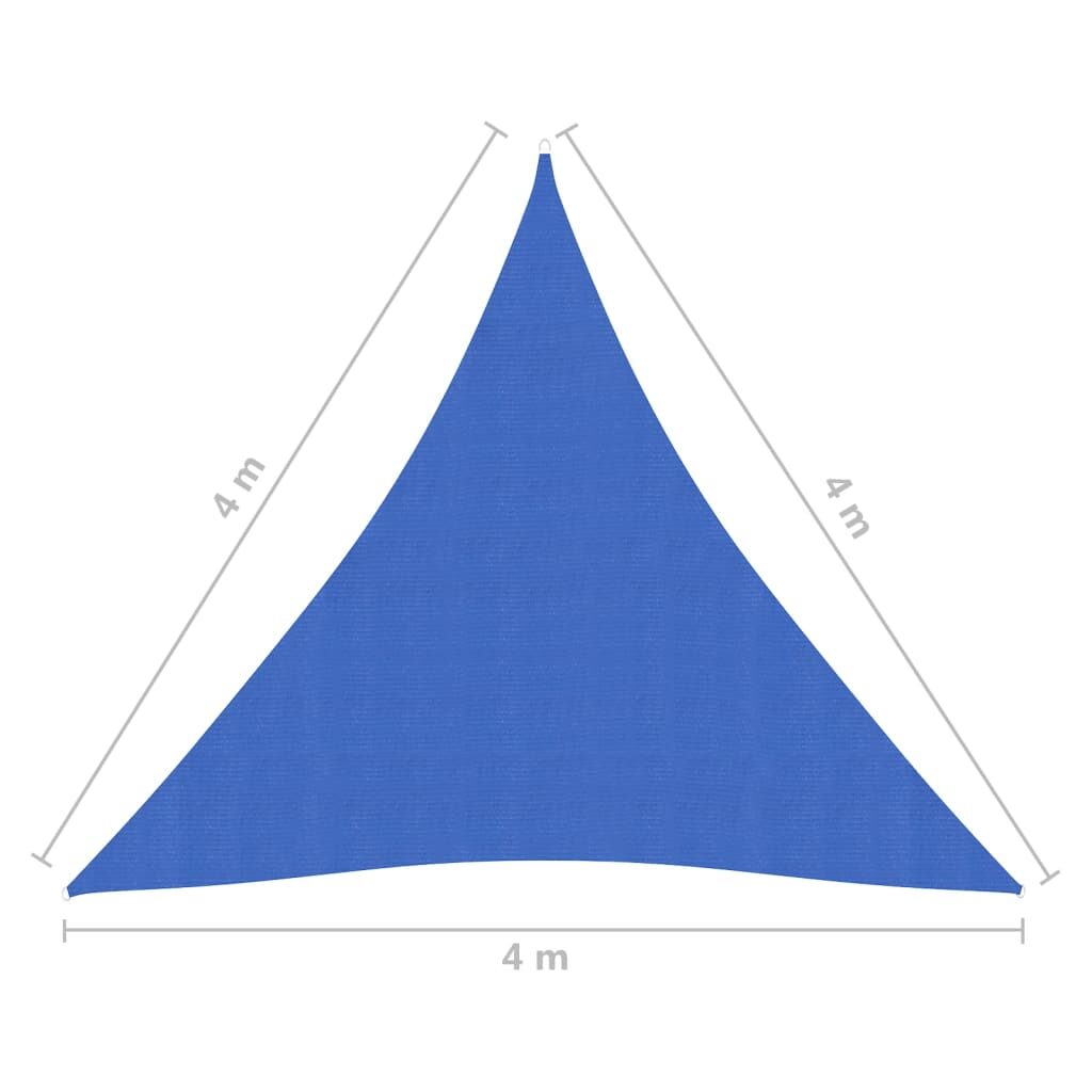 Πανί Σκίασης Μπλε 4 x 4 x 4 μ. 160 γρ./μ² από HDPE