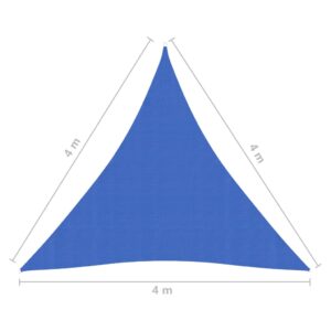 Πανί Σκίασης Μπλε 4 x 4 x 4 μ. 160 γρ./μ² από HDPE