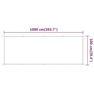 Τέντα Κάθετη Μπεζ 100 x 1000 εκ. από Ύφασμα Oxford