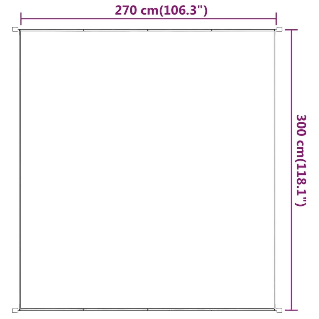 Τέντα Κάθετη Μπεζ 300 x 270 εκ. από Ύφασμα Oxford