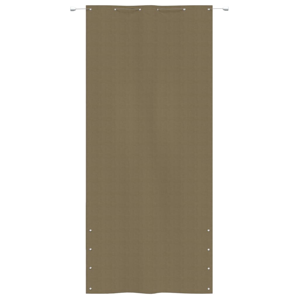 Διαχωριστικό Βεράντας Taupe 120 x 240 εκ. Ύφασμα Oxford