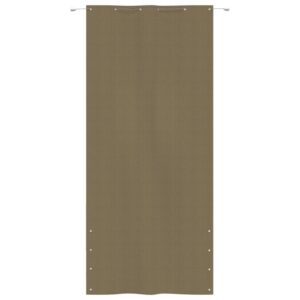 Διαχωριστικό Βεράντας Taupe 120 x 240 εκ. Ύφασμα Oxford