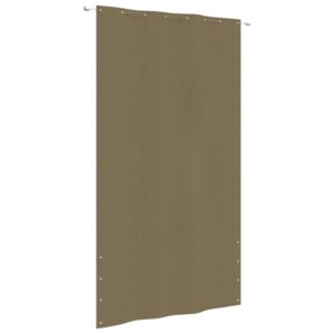 Διαχωριστικό Βεράντας Taupe 160 x 240 εκ. Ύφασμα Oxford