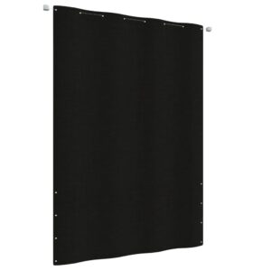 Διαχωριστικό Βεράντας Μαύρο 160 x 240 εκ. Ύφασμα Oxford