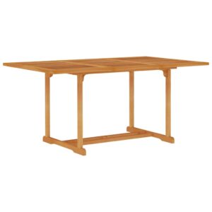 Τραπέζι Κήπου 150 x 90 x 75 εκ. από Μασίφ Ξύλο Teak