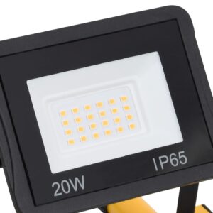 Προβολέας LED με Λαβή Θερμό Λευκό 2 x 20 W