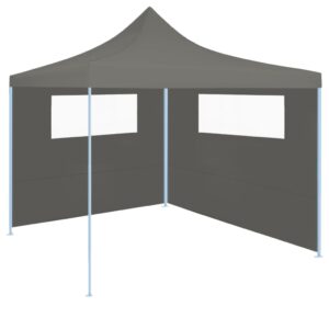 3070415  Gazebo Sidewall with Windows 6x2 m Anthracite (315304)