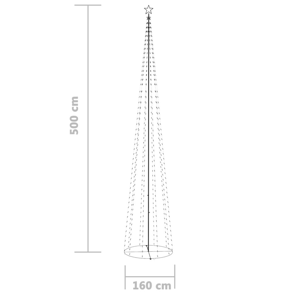 Δέντρο από Φωτάκια 752 LED Μπλε 160 x 500 εκ.