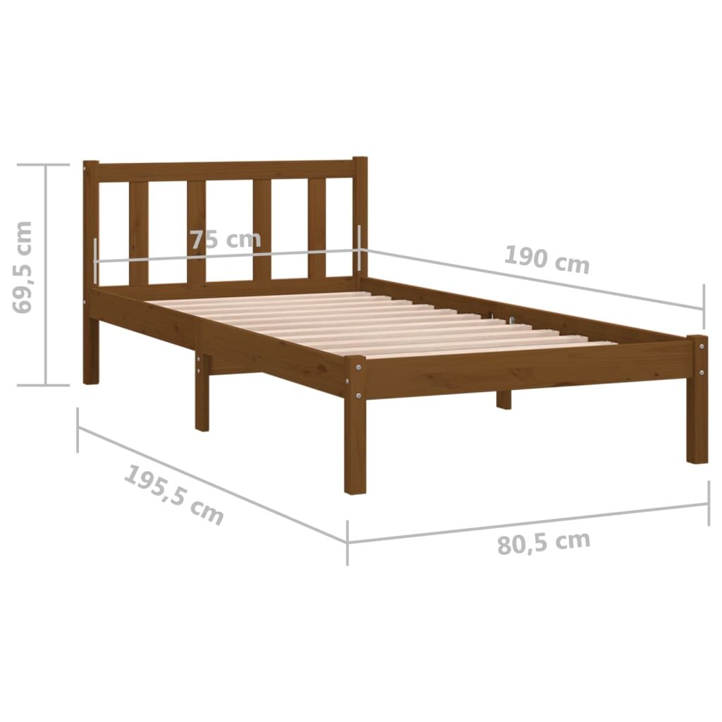 Πλαίσιο Κρεβατιού Μελί 75x190 εκ. Ξύλο 2FT6 Small Single