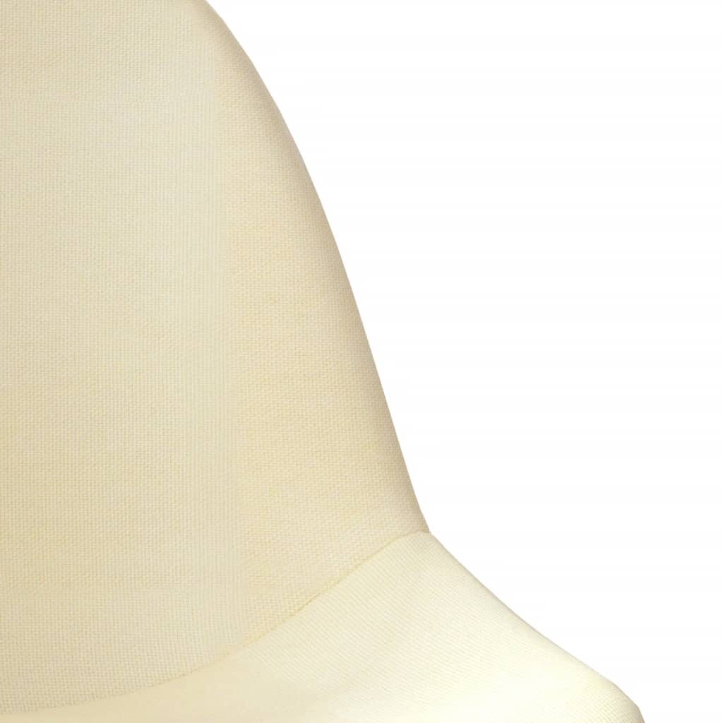 3086074  Swivel Dining Chair Cream Fabric (333457)