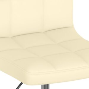 3087638  Swivel Dining Chairs 4 pcs Cream Faux Leather (334409×2)