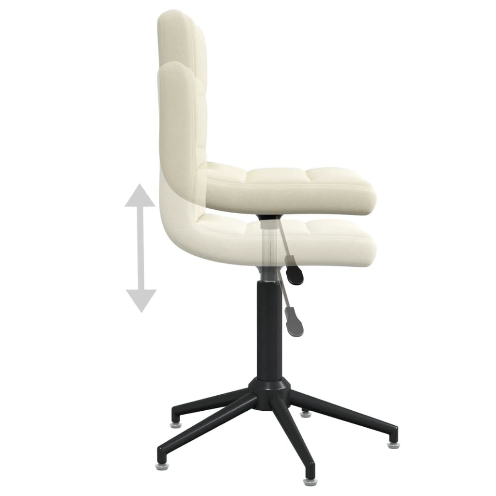 3087666  Swivel Dining Chairs 4 pcs Cream Velvet (334428×2)