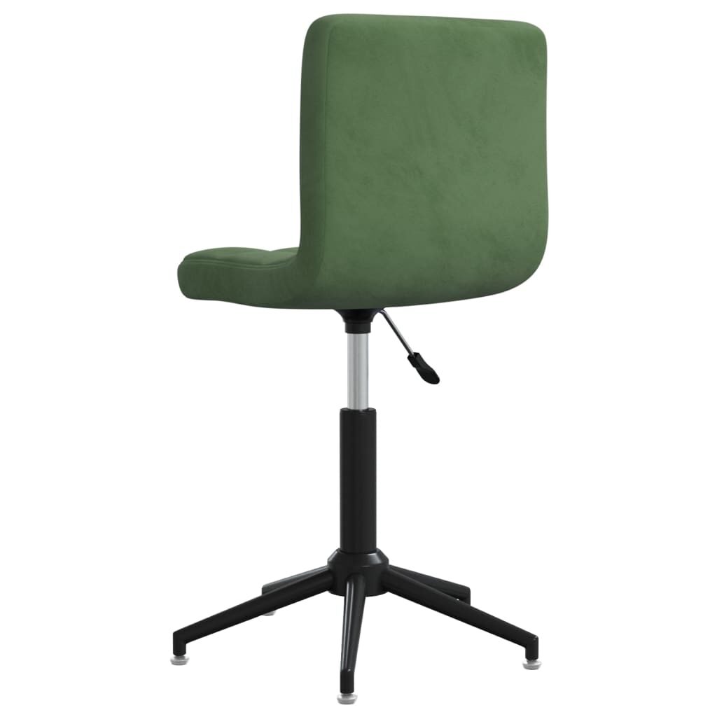 3087670  Swivel Dining Chairs 4 pcs Dark Green Velvet (334432×2)