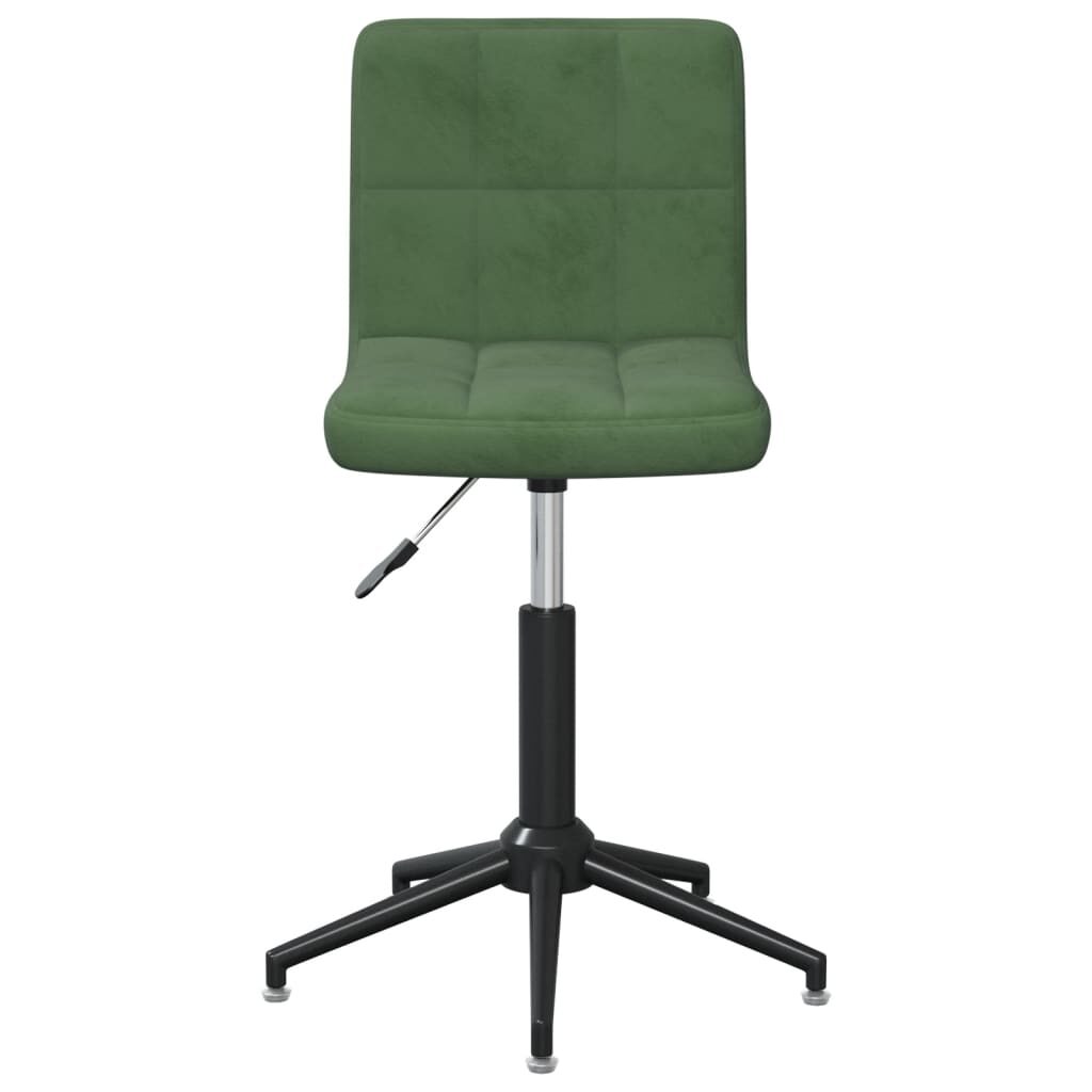 3087670  Swivel Dining Chairs 4 pcs Dark Green Velvet (334432×2)