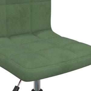 3087670  Swivel Dining Chairs 4 pcs Dark Green Velvet (334432×2)