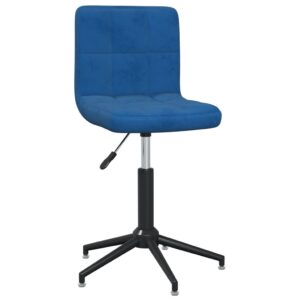 3087671  Swivel Dining Chairs 4 pcs Blue Velvet (334433×2)