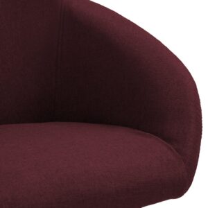 3089589  Swivel Dining Chairs 6 pcs Purple Fabric (3x330507)