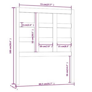 5x4x100 εκ. Μασίφ Ξύλο Πεύκου