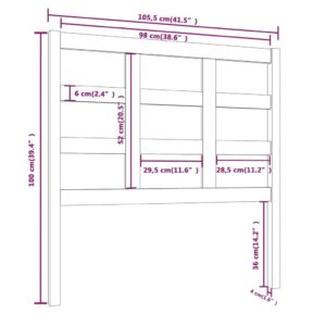 5 x 4 x 100 εκ. Μασίφ Ξύλο Πεύκου