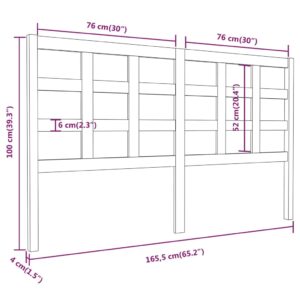 5x4x100 εκ. από Μασίφ Ξύλο Πεύκου