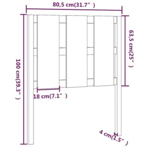 5 x 4 x 100 εκ. από Μασίφ Ξύλο Πεύκου