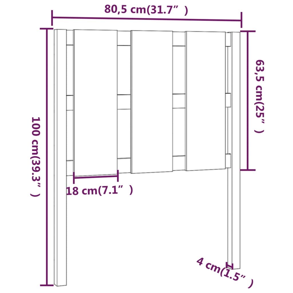 5x4x100 εκ. Μασίφ Ξύλο Πεύκου