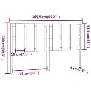 5 x 4 x 100 εκ. Μασίφ Ξύλο Πεύκου