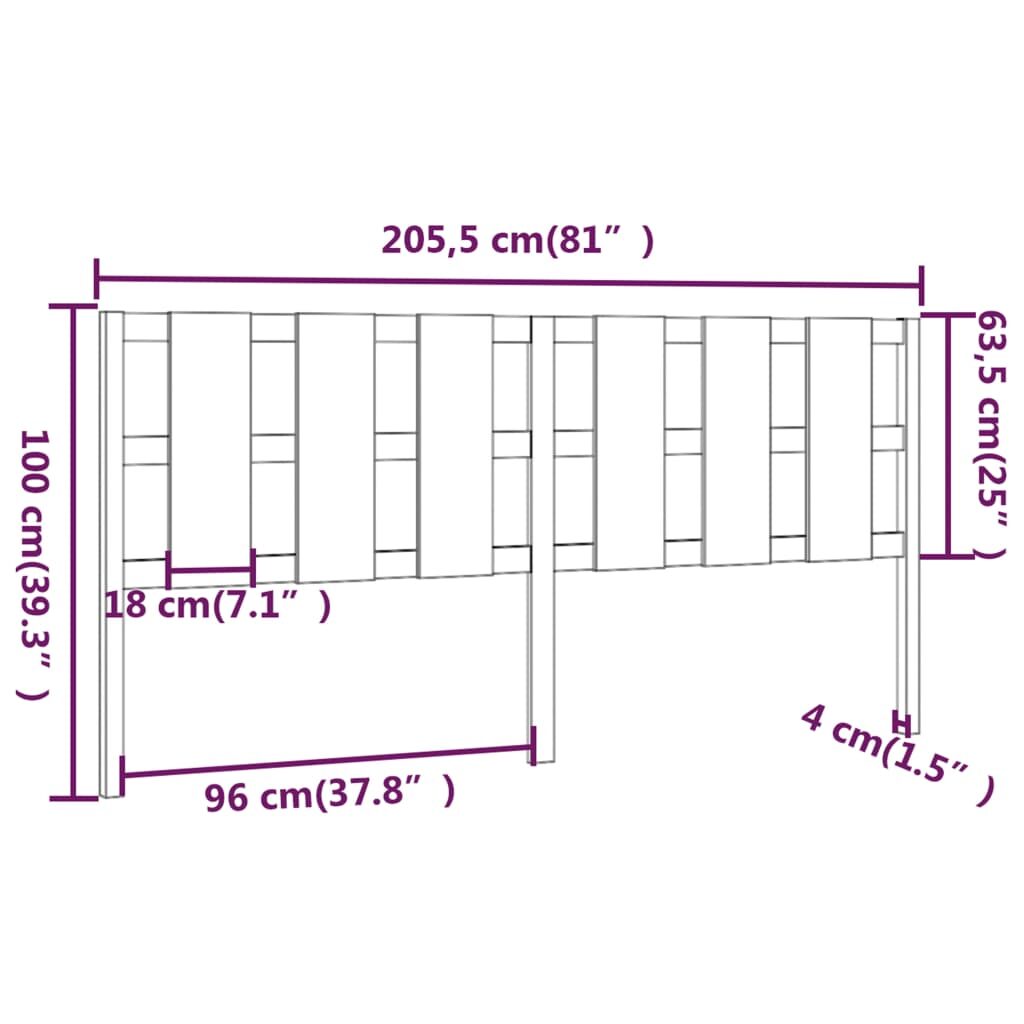 5x4x100 εκ. Μασίφ Ξύλο Πεύκου