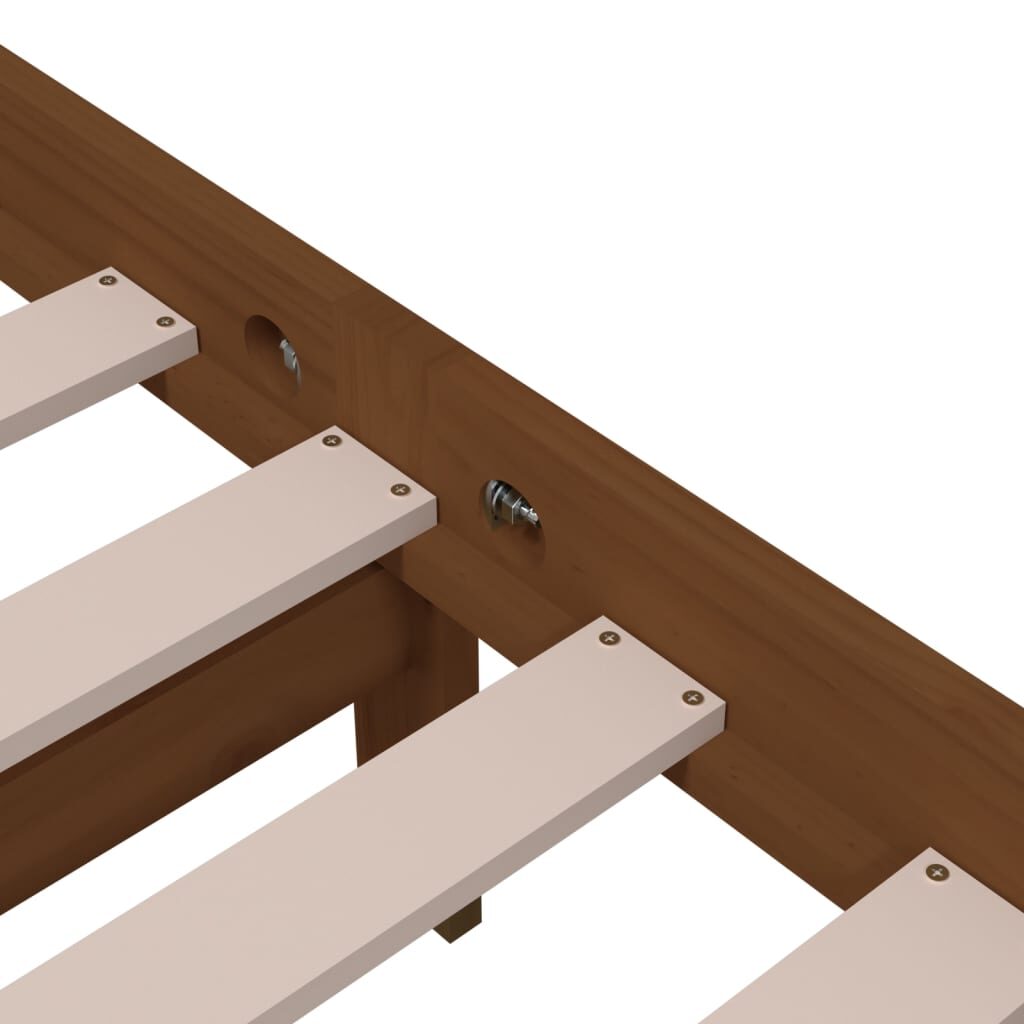 Πλαίσιο Κρεβατιού Μελί 135 x 190 εκ. Μασίφ Ξύλο 4FT6 Double