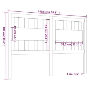 5 x 4 x 100 εκ. Μασίφ Ξύλο Πεύκου