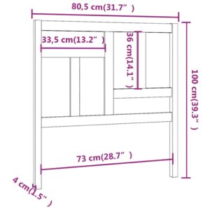 5 x 4 x 100 εκ. Μασίφ Ξύλο Πεύκου