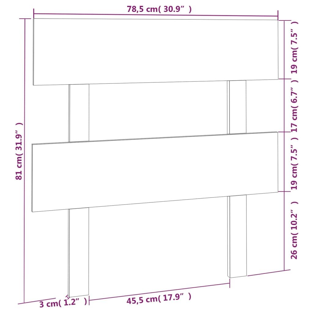 5 x 3 x 81 εκ. Μασίφ Ξύλο Πεύκου