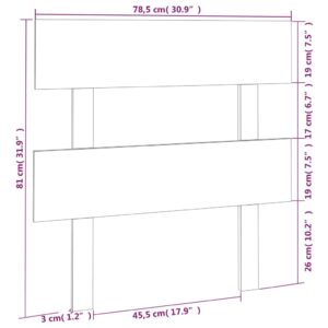 5x3x81 εκ. από Μασίφ Ξύλο Πεύκου