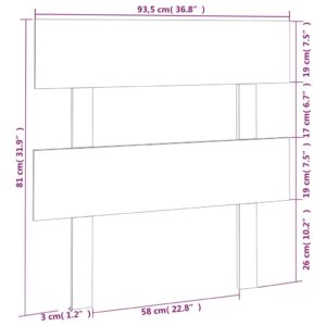 5x3x81 εκ. από Μασίφ Ξύλο Πεύκου