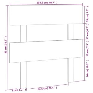 5x3x81 εκ. από Μασίφ Ξύλο Πεύκου